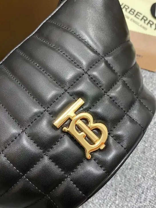 Official FirstBag Ru Crescent Lola Small Bag Quilted BURBERRY Lambskin 0518